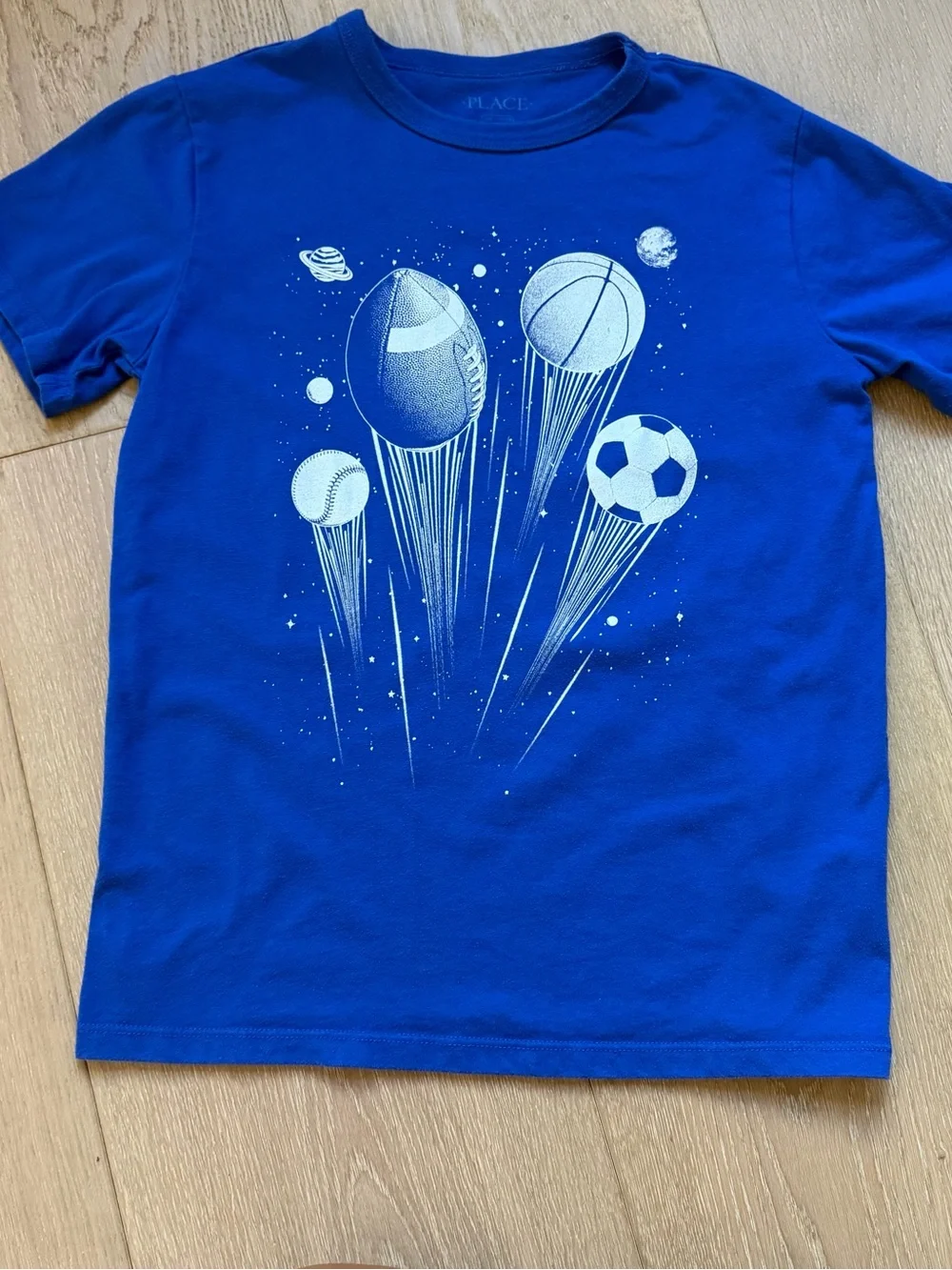 The Children's Place Royal Blue Sports Launch Graphic Tee